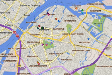 Plattegrond Dordrecht